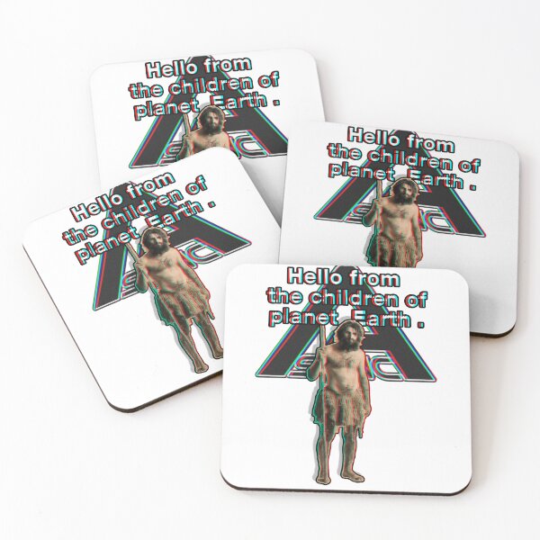 Item preview, ASYNC CAVEMAN CARDBOARD CUTOUT LOGO GREETING GLITCH (BACKROOMS LIVE ACTION HORROR MOVIE) designed and sold by Python Designs .