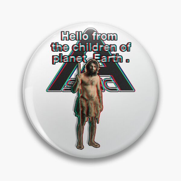 Item preview, ASYNC CAVEMAN CARDBOARD CUTOUT LOGO GREETING GLITCH (BACKROOMS LIVE ACTION HORROR MOVIE) designed and sold by Python Designs .