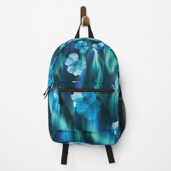 Item preview, Aurora Blue Floral Pattern designed and sold by imaniko.