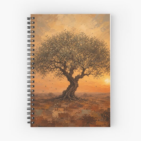 Item preview, Afro Boho African Olive Tree – Earthy Landscape Wall Art designed and sold by Martin's_Design.
