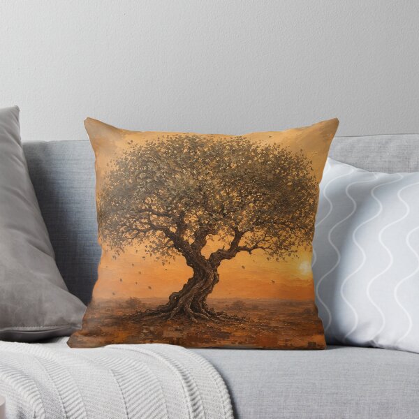 Item preview, Afro Boho African Olive Tree – Earthy Landscape Wall Art designed and sold by Martin's_Design.