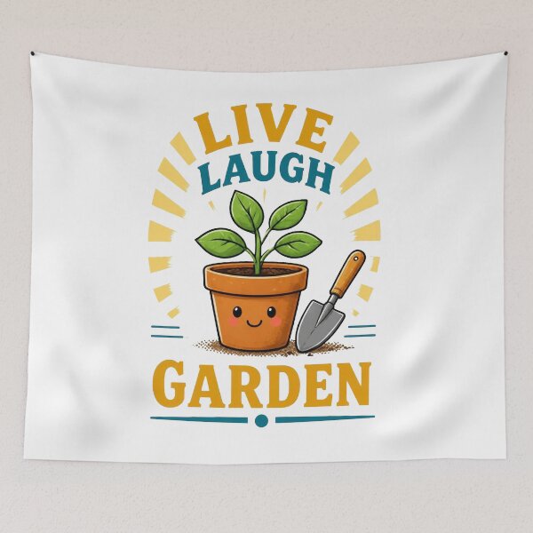 Item preview, Live Laugh Garden – Plant Lover Design designed and sold by Icareis-Studios.