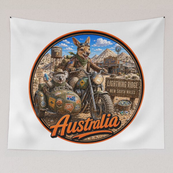 Item preview, Aussie Animals on the Open Road designed and sold by Holiday-Hunter.