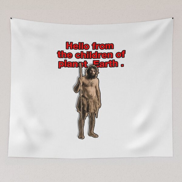 Item preview, ASYNC CAVEMAN CARDBOARD CUTOUT GREETING RED ( BACKROOMS LIVE ACTION HORROR MOVIE) designed and sold by Python Designs .