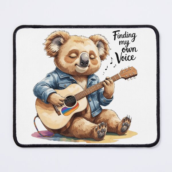 Item preview, Finding My Own Voice Cute Vintage Koala Subtle Pride Rainbow designed and sold by AQUILAKREO.
