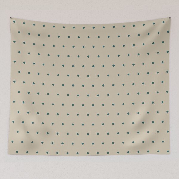 Item preview, Beige and Teal micro dots designed and sold by pattern-archive.