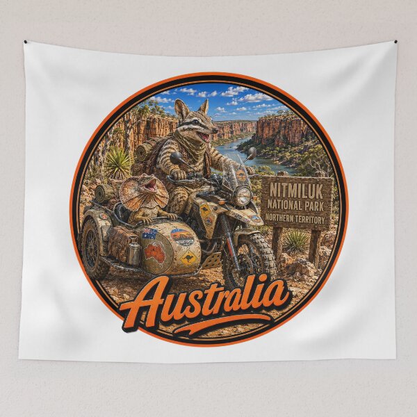 Item preview, Sidecar Adventures Down Under designed and sold by Holiday-Hunter.