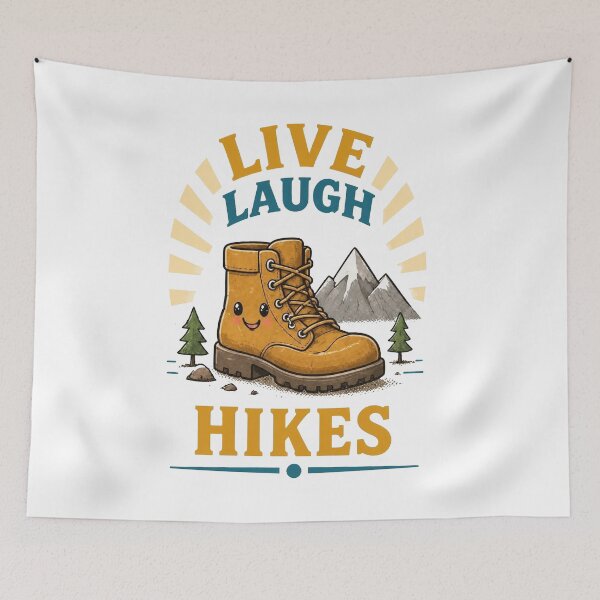 Item preview, Live Laugh Hikes – Outdoor Adventure Design designed and sold by Icareis-Studios.