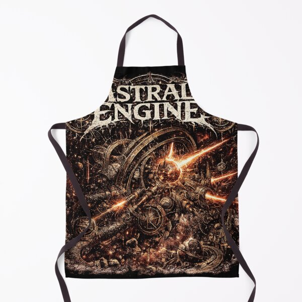 Aperçu de l'œuvre Logo Death Metal d'ASTRAL ENGINE créée et vendue par RetroCrypt Studio.
