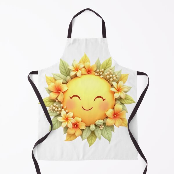 Item preview, Happy Kawaii Sunshine Floral Illustration designed and sold by Luna-Flow.