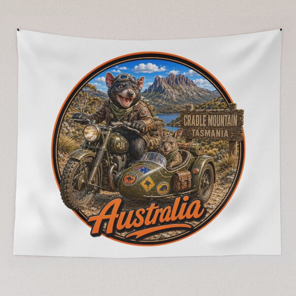 Item preview, Road Trip Friends in a Sidecar designed and sold by Holiday-Hunter.
