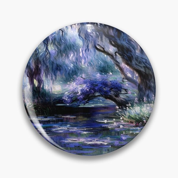 Item preview, Water Lilies: Reflection of a Weeping Willow designed and sold by artdesignsnow.