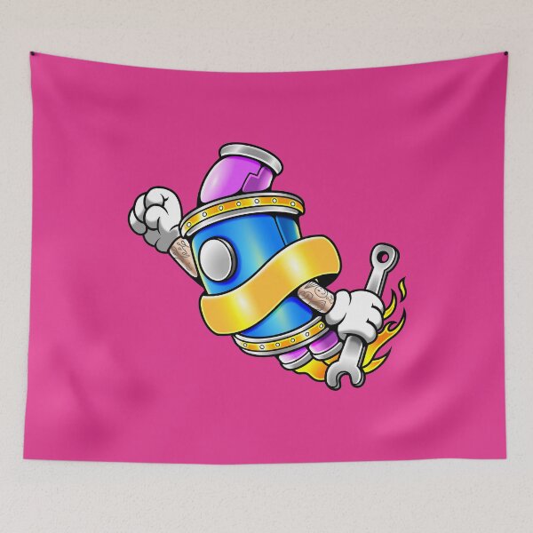 Item preview, Cool Blue Cartoon Exhaust Robot Illustration designed and sold by Lexkon Liu's art.