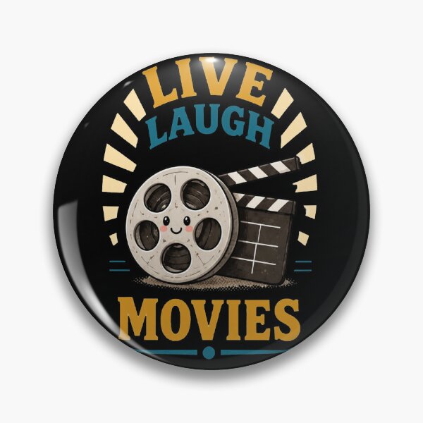 Item preview, Live Laugh Movies – Film Lover Design designed and sold by Icareis-Studios.