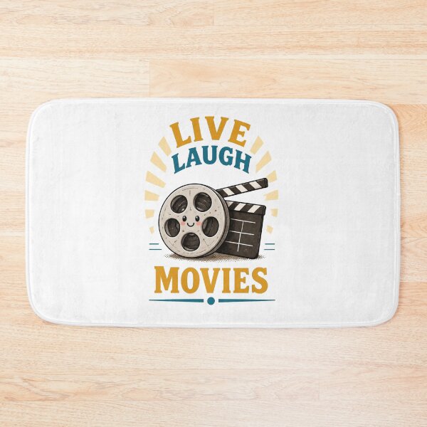 Item preview, Live Laugh Movies – Film Lover Design designed and sold by Icareis-Studios.