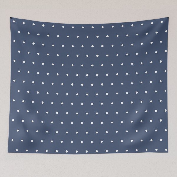Item preview, Blue and White micro dots designed and sold by pattern-archive.