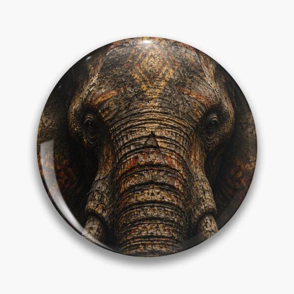 Item preview, Legacy Leaves Scars Elephant Stoic Founder Canvas Print designed and sold by SavannaStrikes.