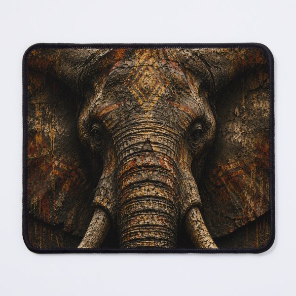 Item preview, Legacy Leaves Scars Elephant Stoic Founder Canvas Print designed and sold by SavannaStrikes.