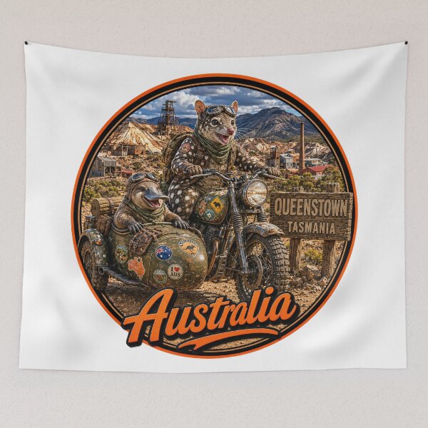 Item preview, Australian Animal Sidecar Crew designed and sold by Holiday-Hunter.
