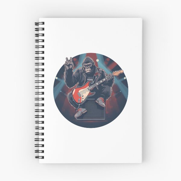 Item preview, Cool Gorilla electric guitar stage rock music designed and sold by MarrysLifestyle.