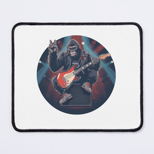 Item preview, Cool Gorilla electric guitar stage rock music designed and sold by MarrysLifestyle.