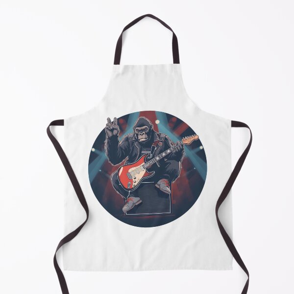 Item preview, Cool Gorilla electric guitar stage rock music designed and sold by MarrysLifestyle.