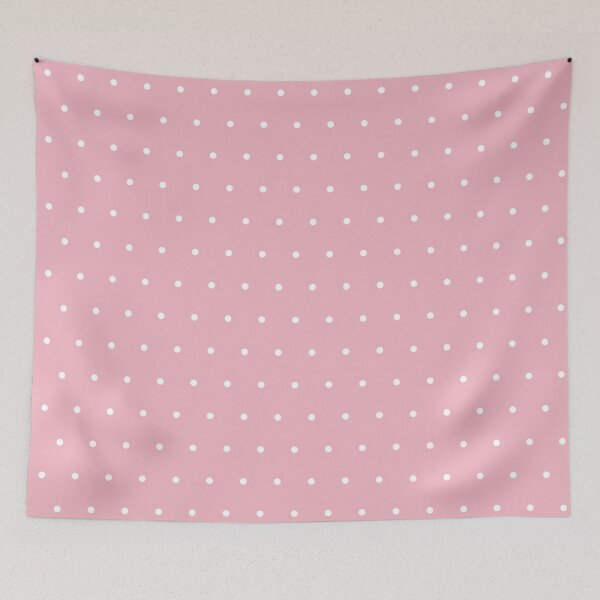 Item preview, Blush And White Micro Dot Pattern designed and sold by pattern-archive.