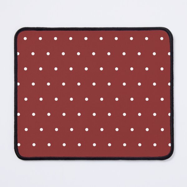 Item preview, Brick Red and White micro dots designed and sold by pattern-archive.