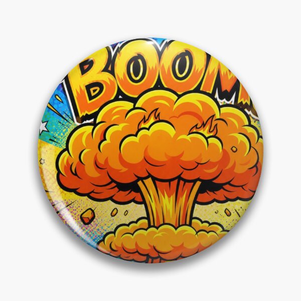 Item preview, Retro Comic Explosion Mushroom Cloud designed and sold by Rohan132.