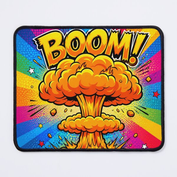Item preview, Retro Comic Explosion Mushroom Cloud designed and sold by Rohan132.