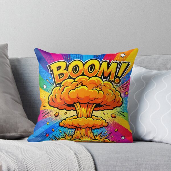 Item preview, Retro Comic Explosion Mushroom Cloud designed and sold by Rohan132.