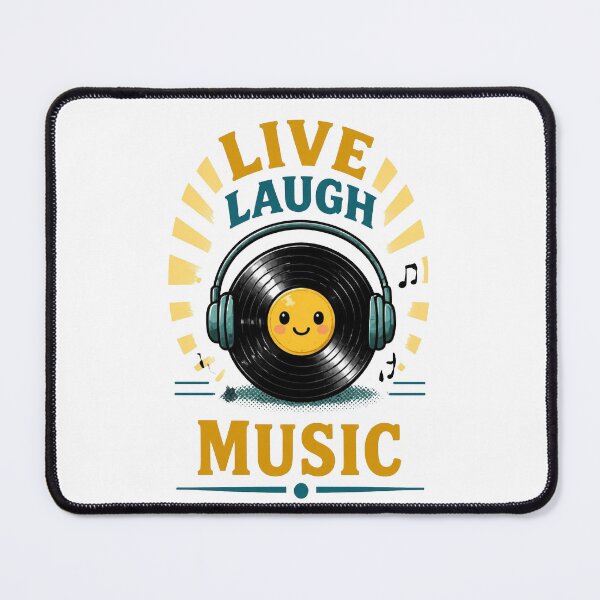 Item preview, Live Laugh Music – Music Lover Design designed and sold by Icareis-Studios.