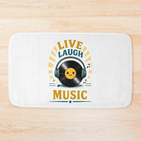 Item preview, Live Laugh Music – Music Lover Design designed and sold by Icareis-Studios.