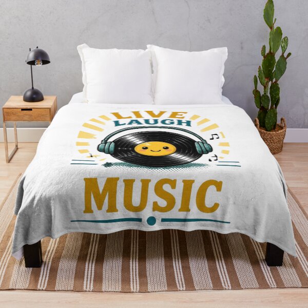 Item preview, Live Laugh Music – Music Lover Design designed and sold by Icareis-Studios.