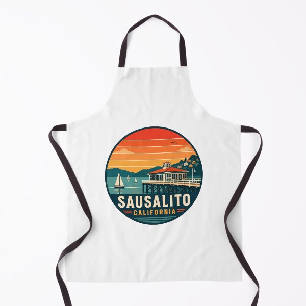 Item preview, Sausalito California: Pier Sunset Badge  designed and sold by CircinusStore.