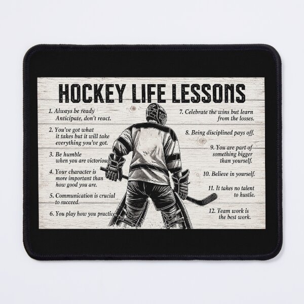 Item preview, Hockey Life Lessons For Boys Bedroom Bathroom Living Room, Hockey Life Lessons For Dads Father day,  designed and sold by OwensdesignArt.