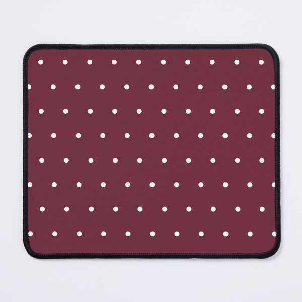 Item preview, Burgundy and White micro dots designed and sold by pattern-archive.