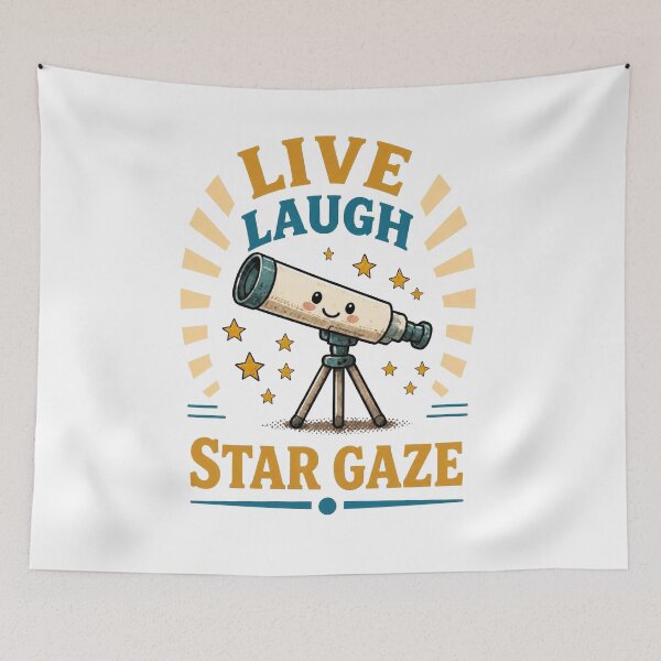 Item preview, Live Laugh Star Gaze – Astronomy Lover Design designed and sold by Icareis-Studios.