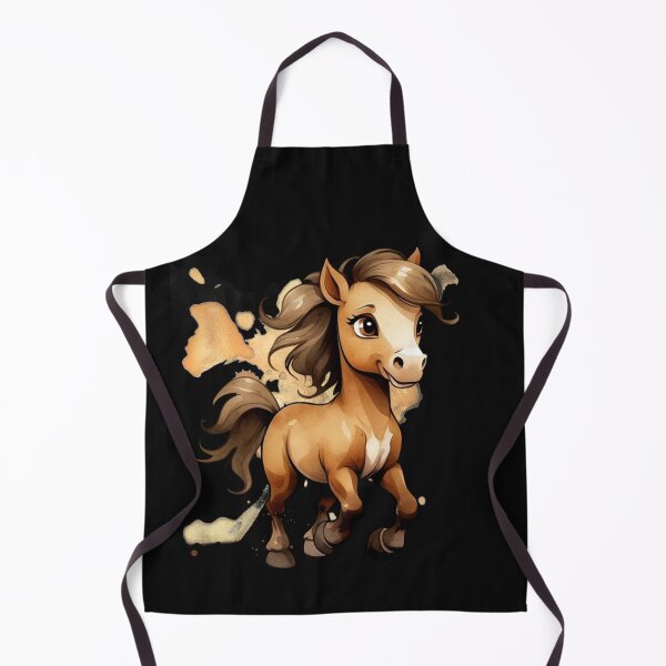 Item preview, Cute Brown Pony in watercolour. designed and sold by NewtBoo.