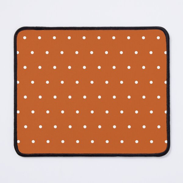 Item preview, Burnt Orange and White micro dots designed and sold by pattern-archive.