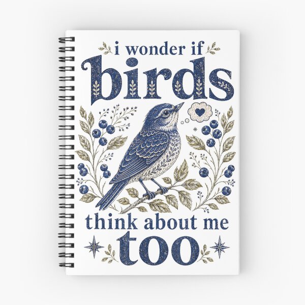 Item preview, Cute Funny I Wonder If Birds Think About Me Too Teachers designed and sold by SenoritaVixyArt.