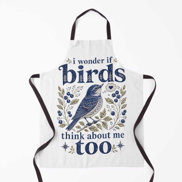Item preview, Cute Funny I Wonder If Birds Think About Me Too Teachers designed and sold by SenoritaVixyArt.