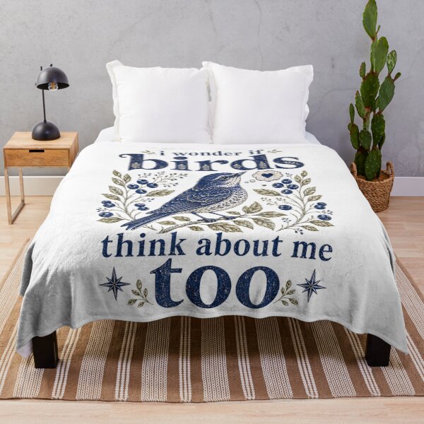 Item preview, Cute Funny I Wonder If Birds Think About Me Too Teachers designed and sold by SenoritaVixyArt.
