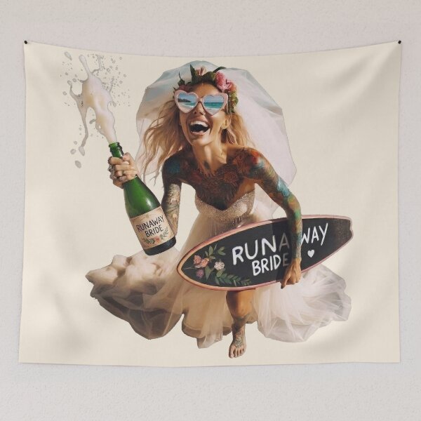 Item preview, Gothic Bachelorette Party Foam Surfboard designed and sold by Voodoo Store Paranormal Collections.