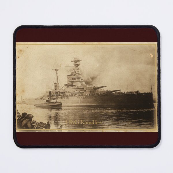 Item preview, HMS Ramillies Battleship - Vintage Royal Navy Photo designed and sold by The store under the battleship :).