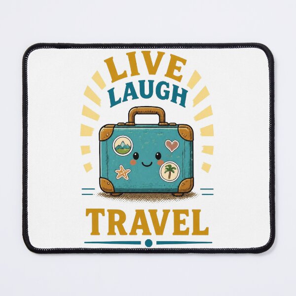 Item preview, Live Laugh Travel – Adventure Lover Design designed and sold by Icareis-Studios.