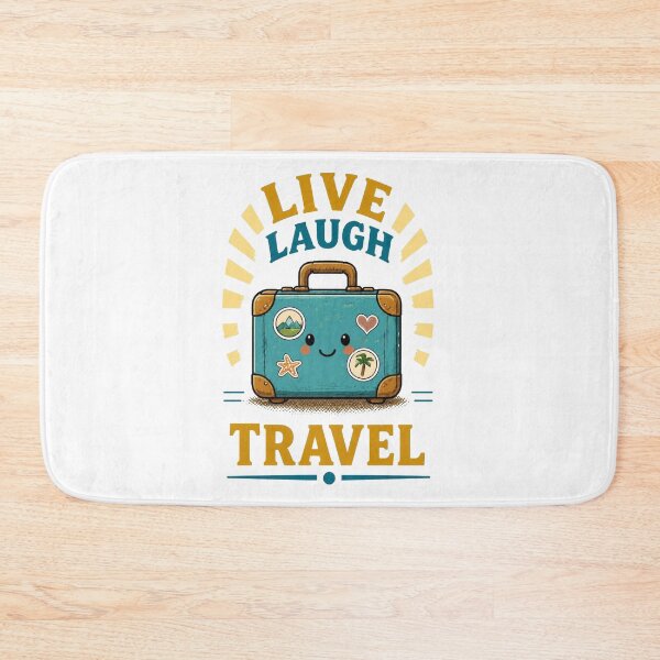 Item preview, Live Laugh Travel – Adventure Lover Design designed and sold by Icareis-Studios.