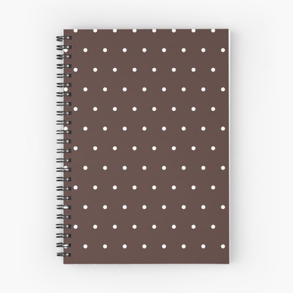 Item preview, Chocolate and White micro dots designed and sold by pattern-archive.