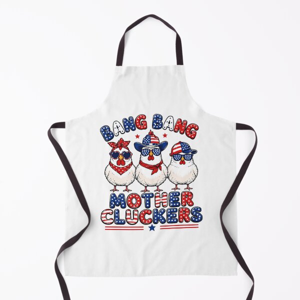 Item preview, Bang Bang Mother Cluckers Funny Chicken 4th of July US Flag designed and sold by PassionPalette.