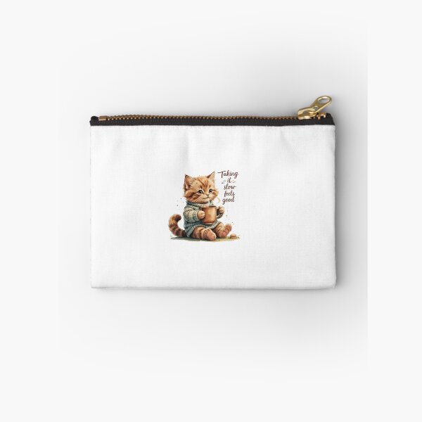 Item preview, Taking It Slow Feels Good Cute Vintage Cat Subtle Pride Rainbow designed and sold by AQUILAKREO.
